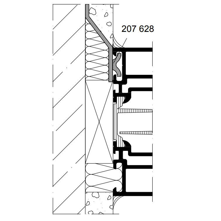 Eindrehanker Schüco 207628 Einbau