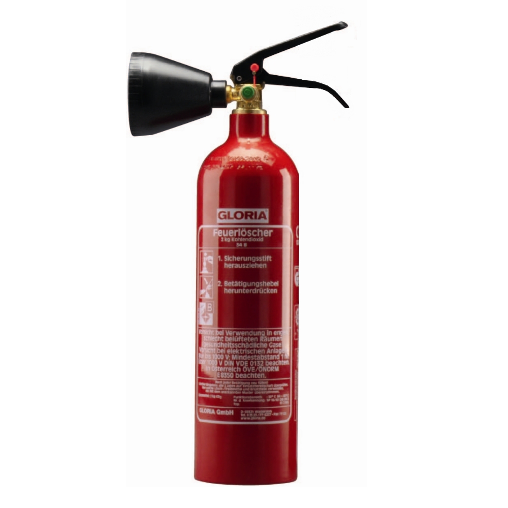 Gloria CO2 Feuerlöscher KS2SBS