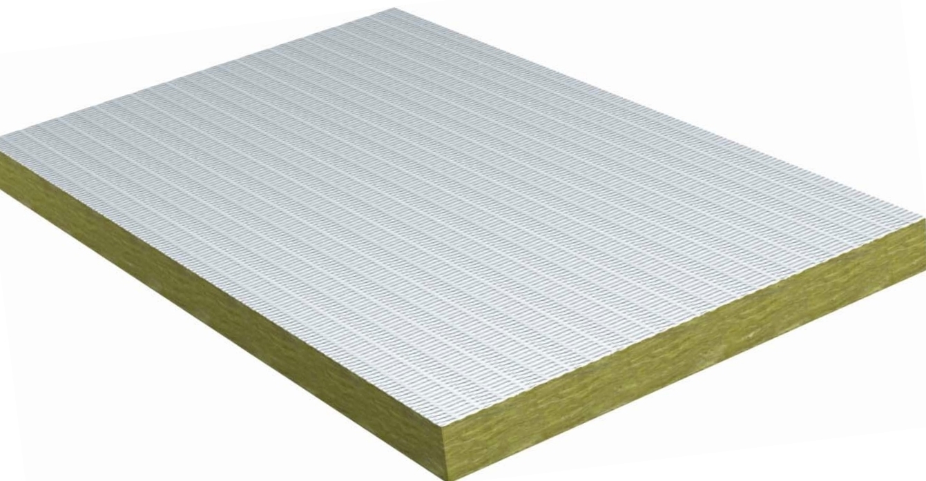 Mineralfaserplatte 1000 x 600 x 50 mm einseitig beschichtet