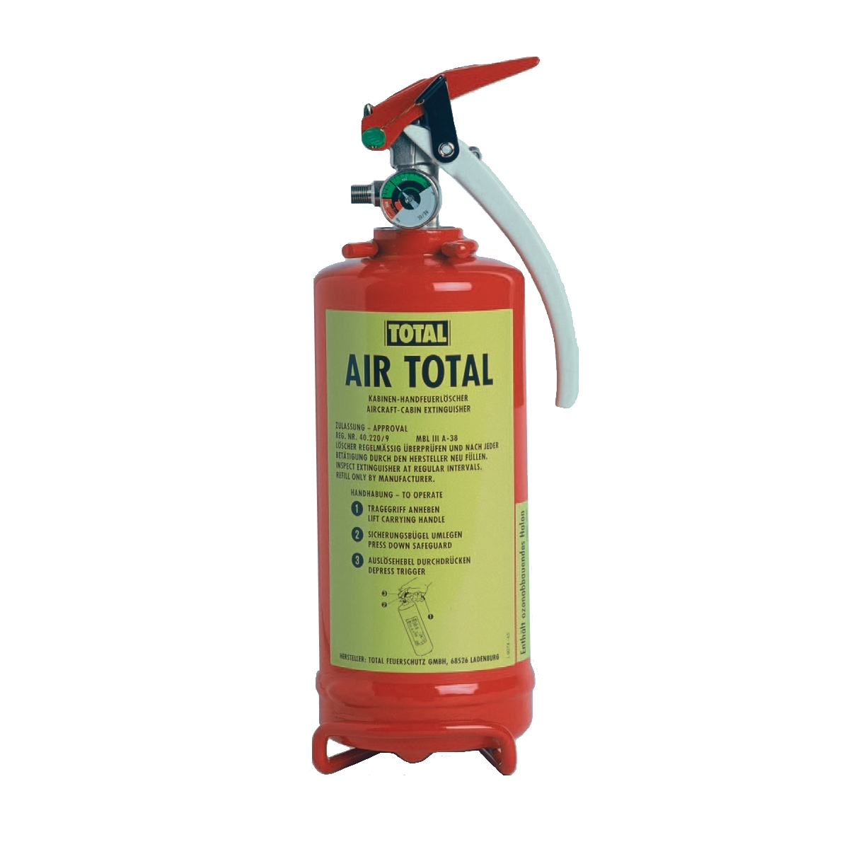 Air Total Halon Feuerlöscher